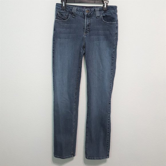 NYDJ Jeans 5 Pockets Skinny Leg Size 8 - Picture 2 of 8